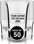 Personalized Shot Glasses 50 Pack - Custom Laser Engraved Favors