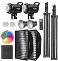 Godox SL60II-D 2Pack LED Video Light Kit - Quiet, Bright BiColor