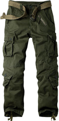 Men's Camo BDU Cargo Tactical Ripstop Cotton Pants - Lightweight tie