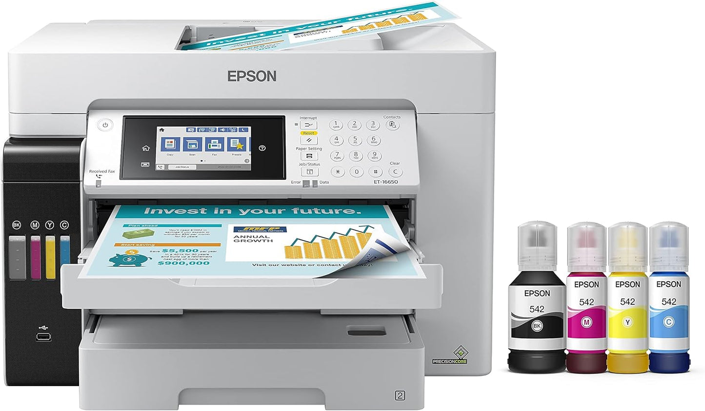 Epson EcoTank Pro ET-16650: Wide-Format Color All-in-One Printer