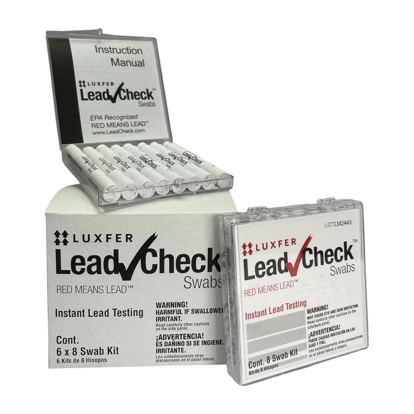 LeadCheck Swabs Instant Lead Test 6-Pack with Crystal Case