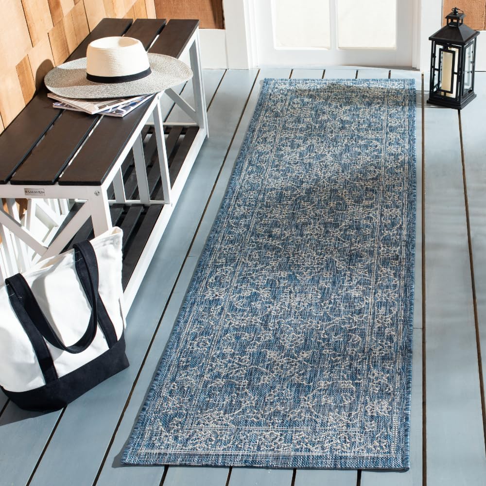 SAFAVIEH Courtyard Collection Runner Rug - Stylish & Durable