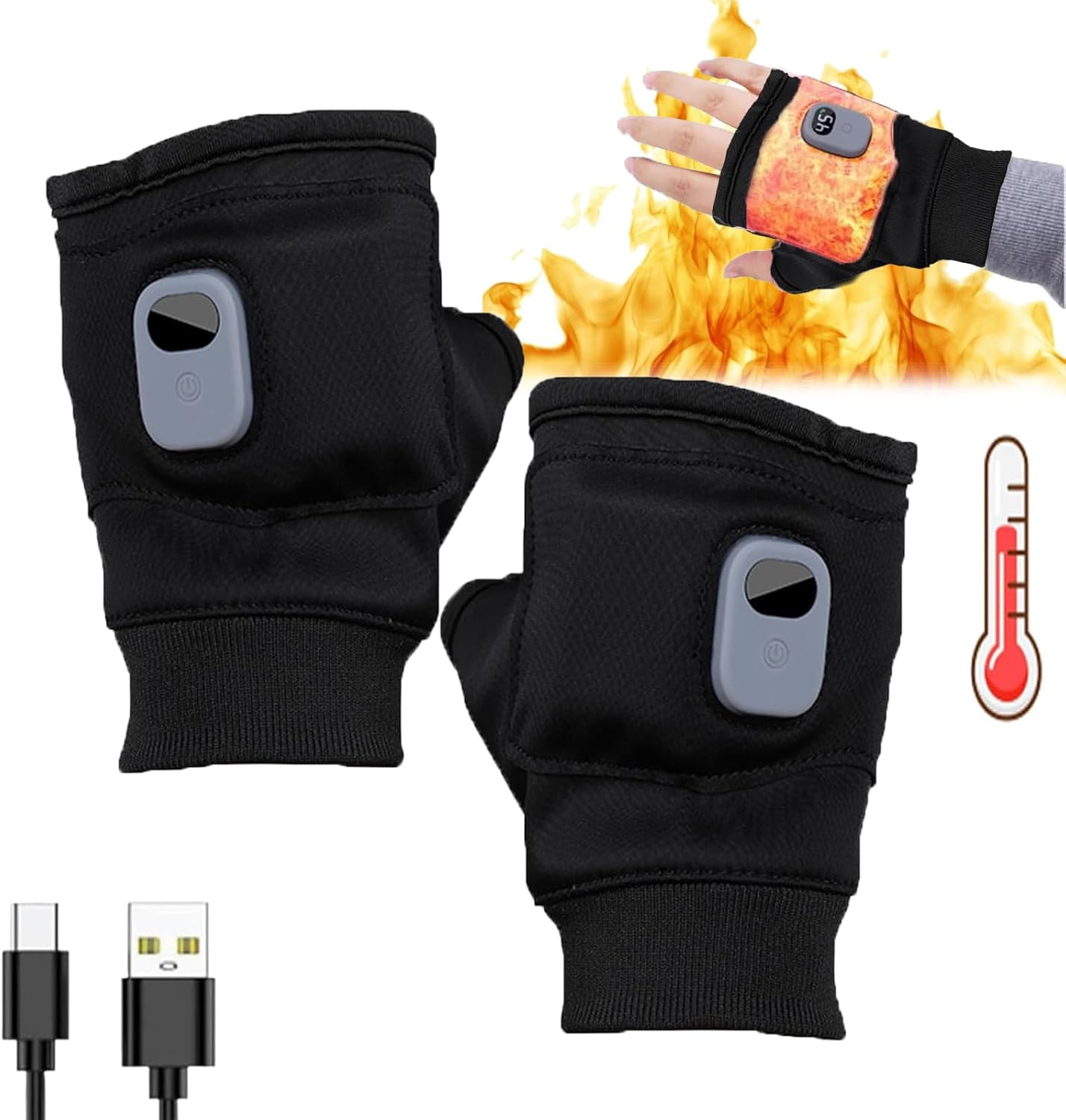 Smart Thermostatic Heated Gloves - On-the-Go warmth