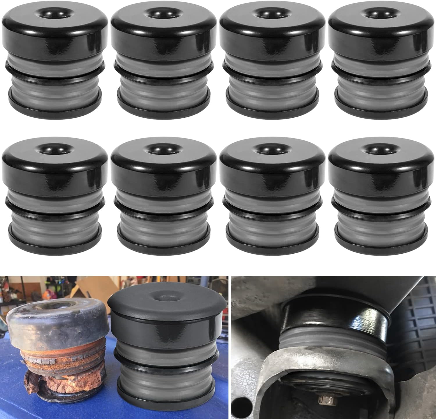 Silicone Body Mount Kit for 2008-2016 Ford F-250 F-350 Crew Cab
