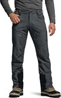 CQR Mens Softshell Fleece Lined Winter Hiking Pants - Warm, Water gear