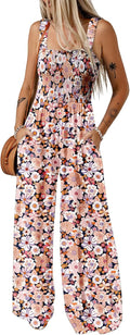 Women's Casual Loose Overalls Jumpsuit - Lightweight Summer Staple