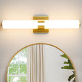 Bathroom Vanity Light Fixtures Over Mirror 22.8in - Modern Gold LED