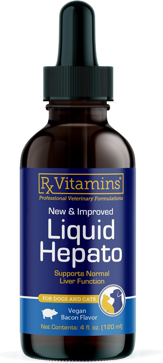 Rx Vitamins Liquid Hepato Support for Dogs & Cats - Liver Health