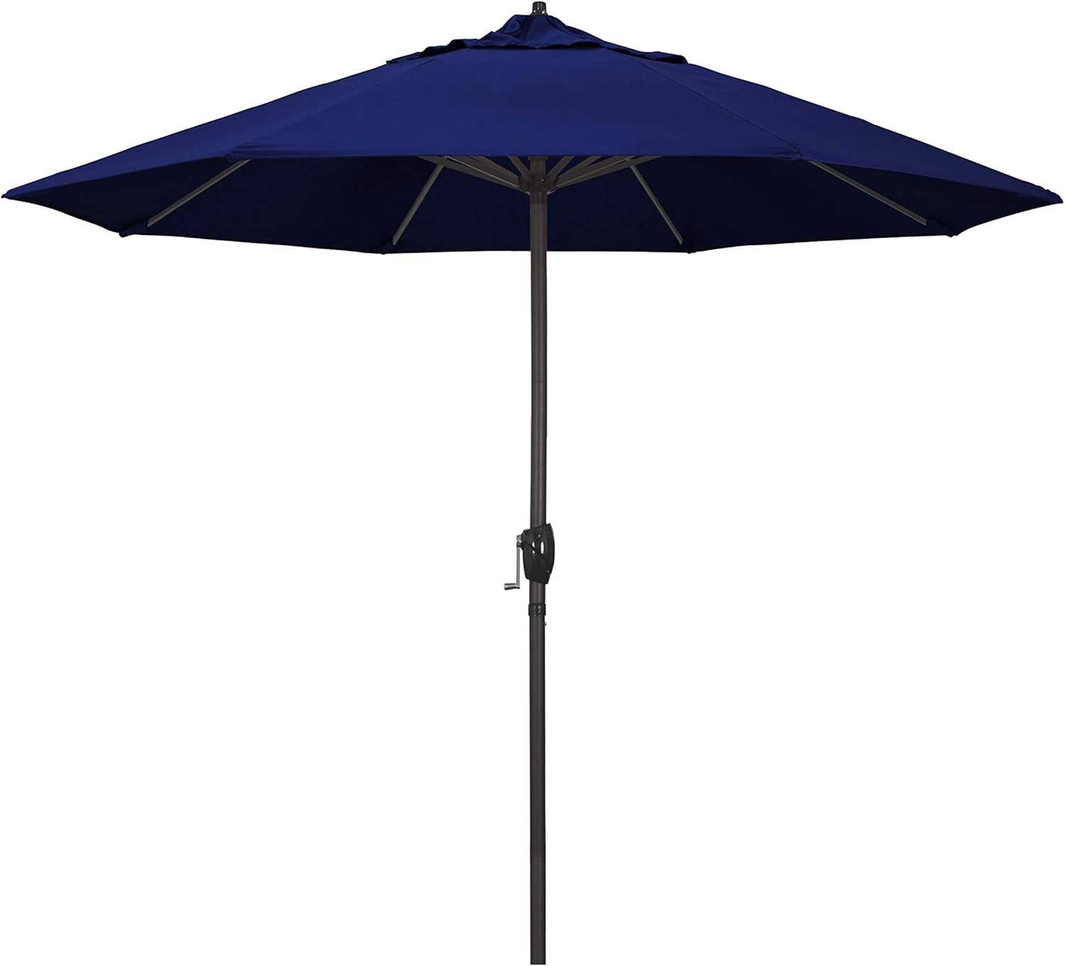 9ft Round Sunbrella Aluminum Patio Umbrella with Auto Tilt Feature
