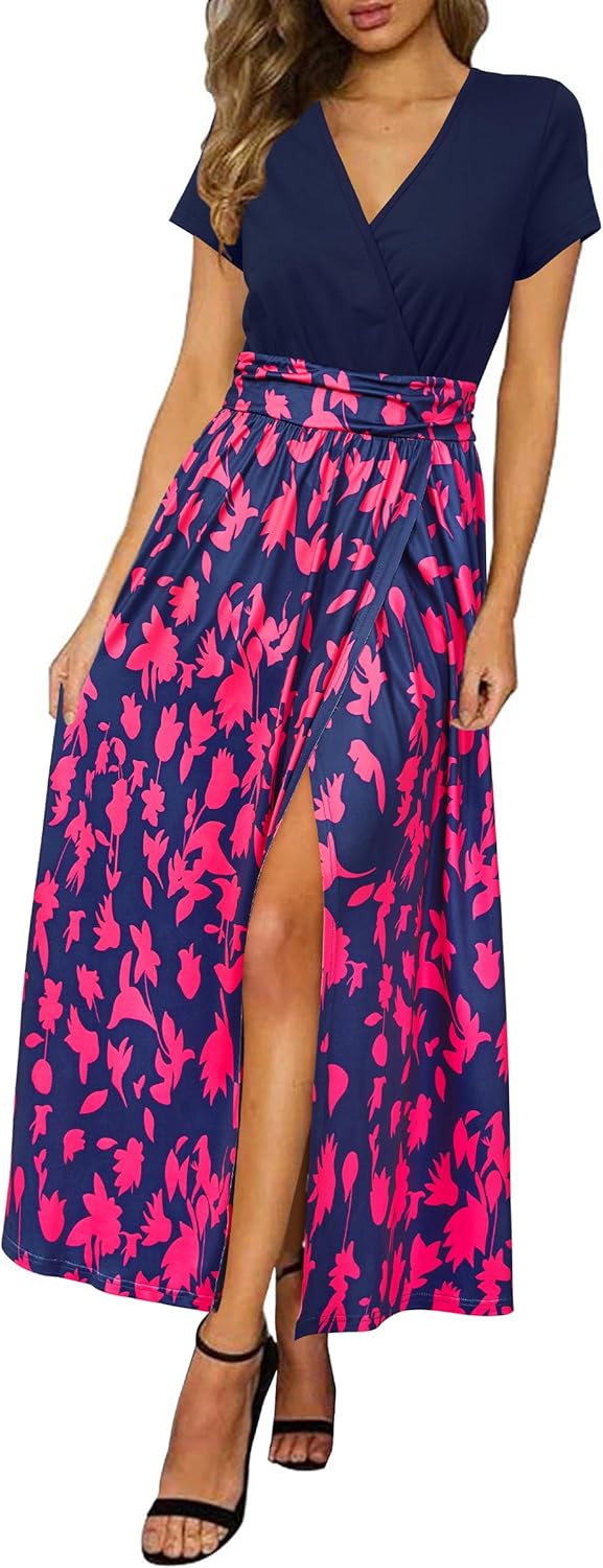 Maxi Dress for Women Summer 2025 Floral Spaghetti Strap Style
