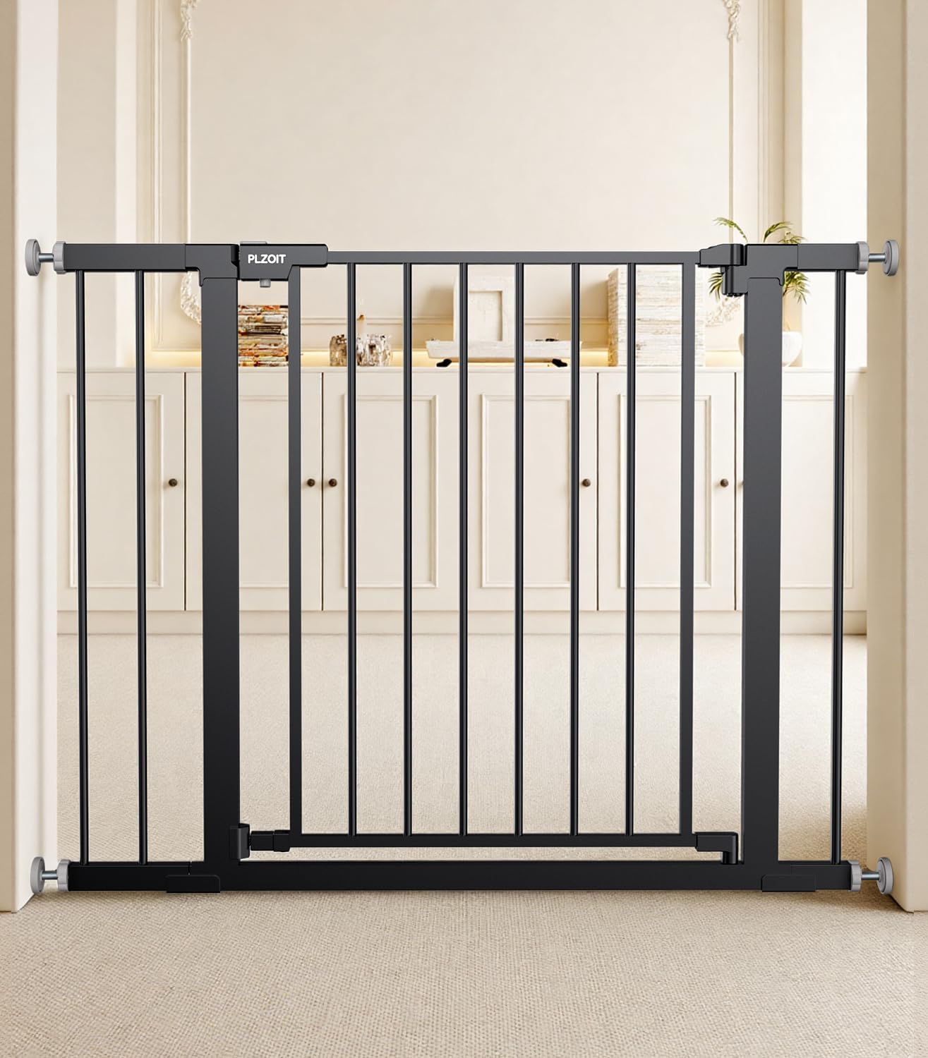 29.5-40.5 in Baby Gate for Stairs and Doorways - Safe and Durable