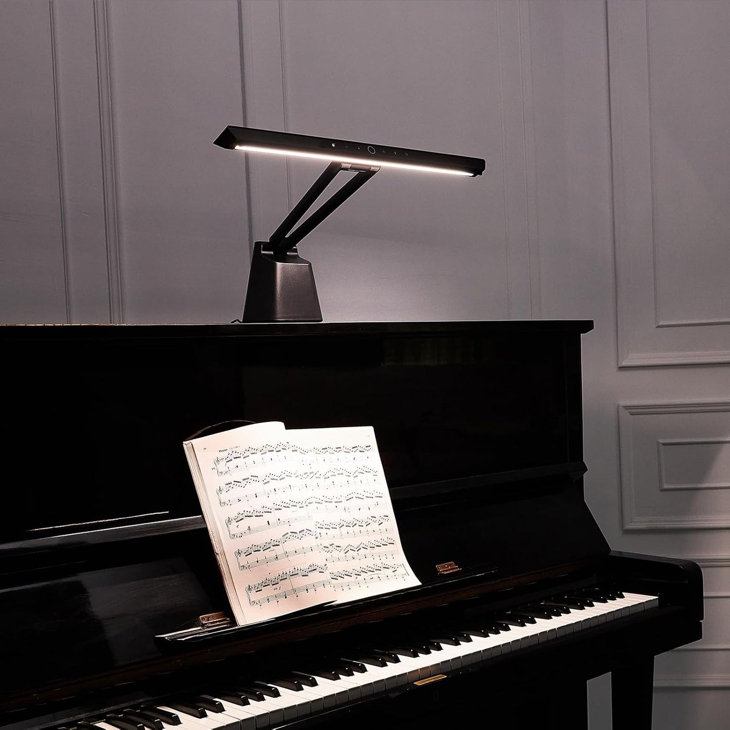 Professional LED Piano Lamp: Eye-Care, Color Temp & Dimming