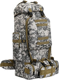 100L Camping Hiking Backpack CityCamo-C - Waterproof Heavy-Duty Pack