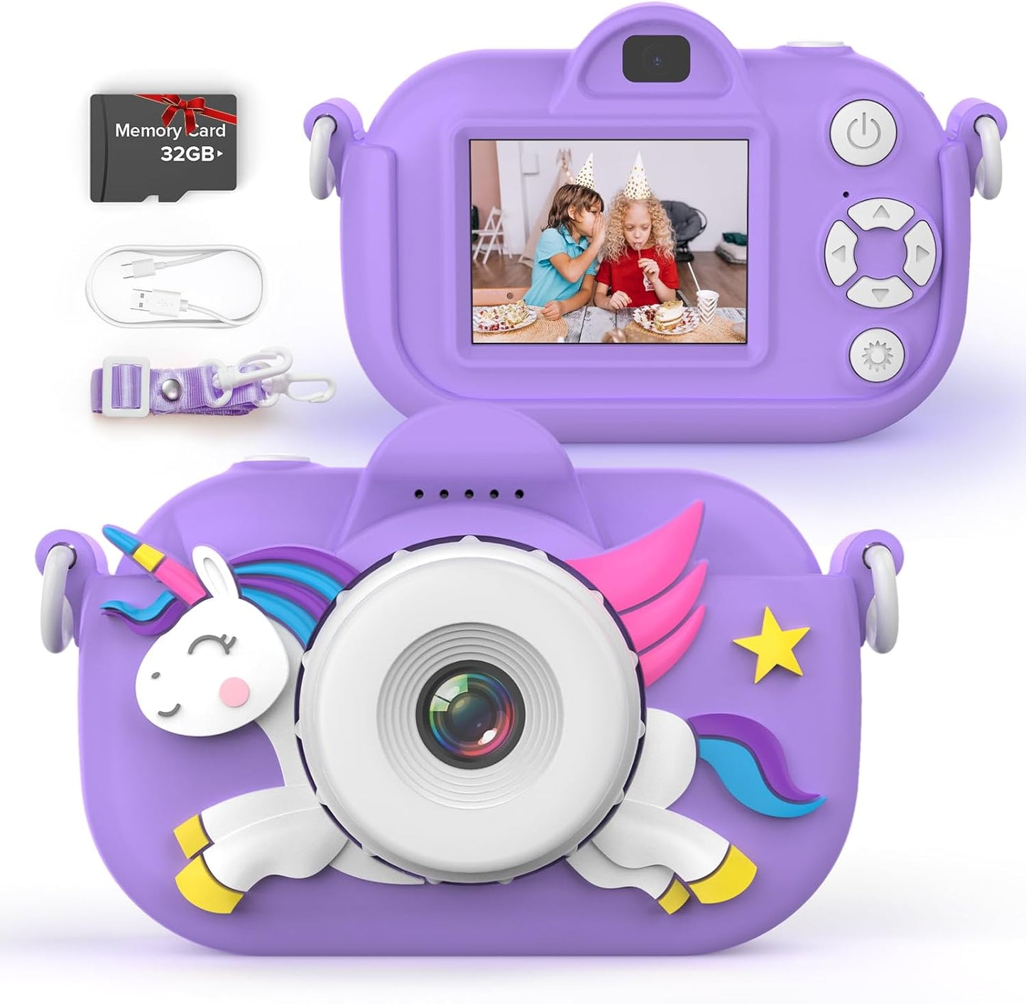 MKQ Kids Digital Camera - Perfect Gift for Creative Kids