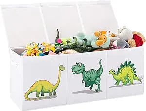 Apicizon Large Toy Box Chest for Kids Storage Organizer