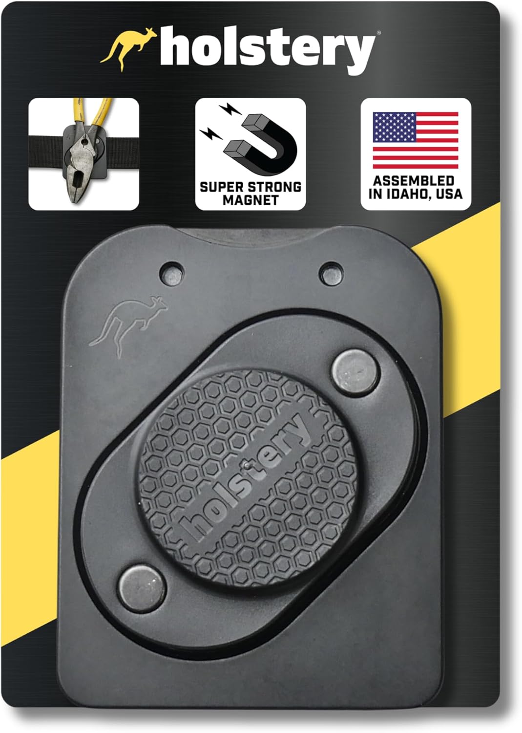 MagMaster Magnetic Tool Holder - Strong Clip-On Belt Magnet Holster
