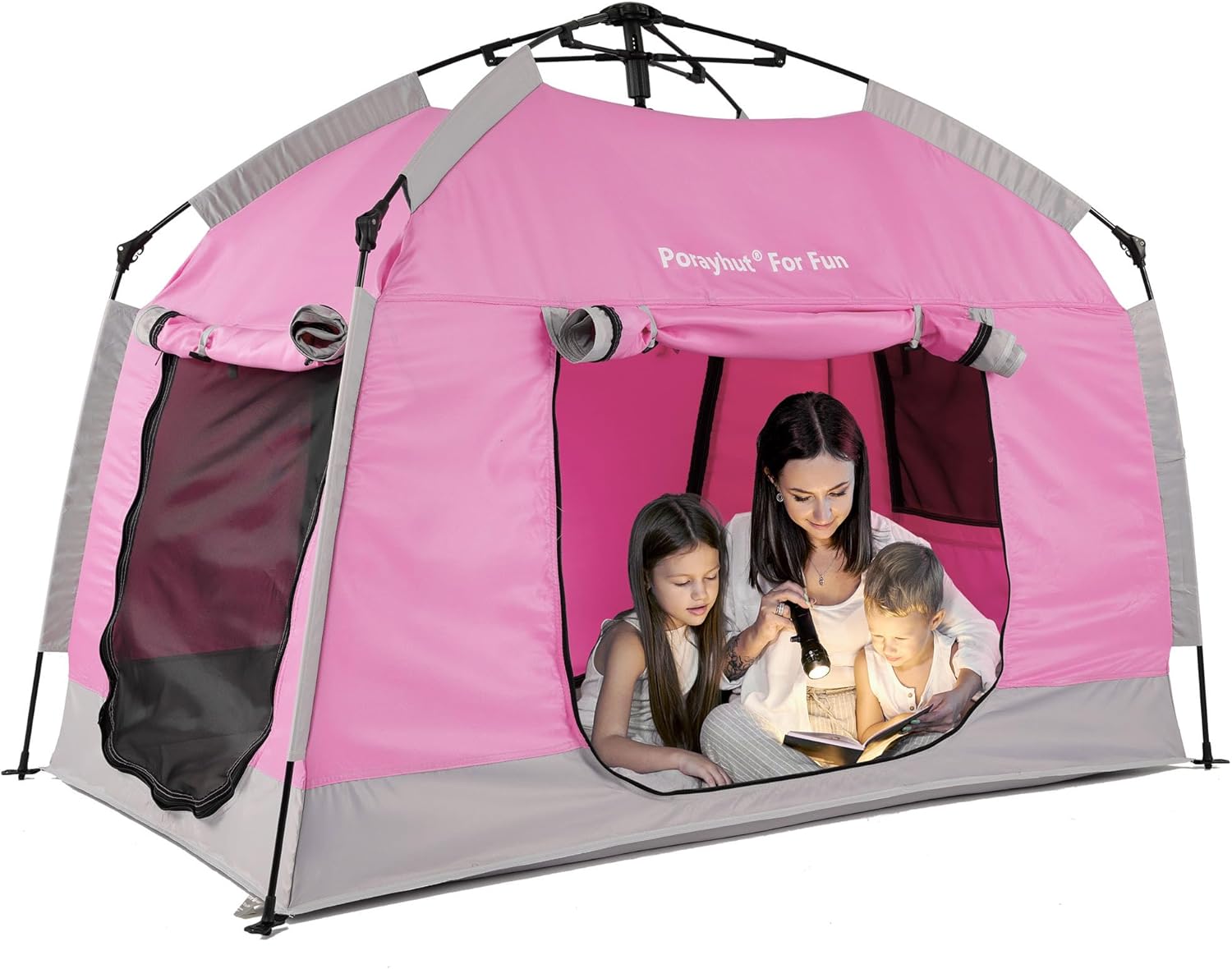 Portable Kids Play Tent - Night-Light Design - Fun for All!