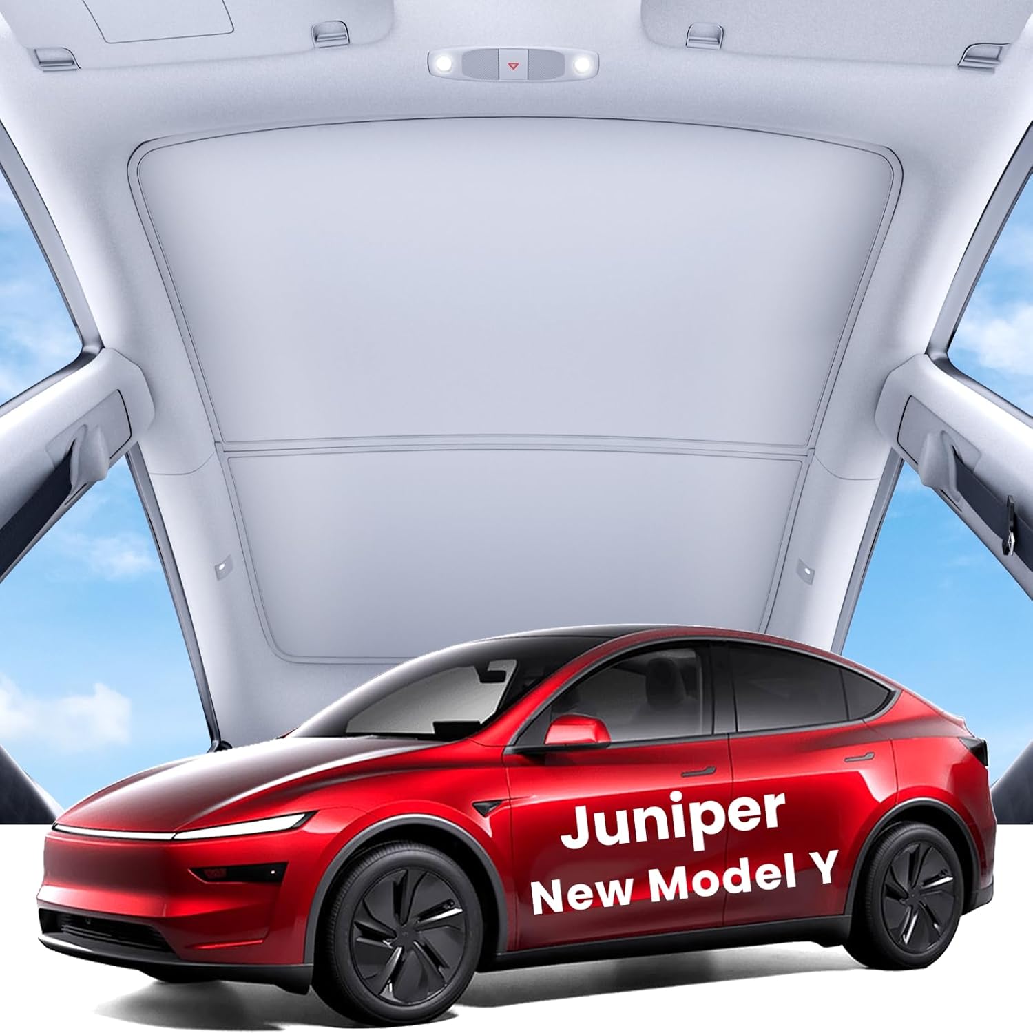 REEVAA Tesla Model Y Juniper Sunshade Roof for Ultimate Comfort