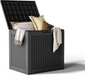 30 Gallon Waterproof Resin Deck Box - UV Resistant Outdoor Storage