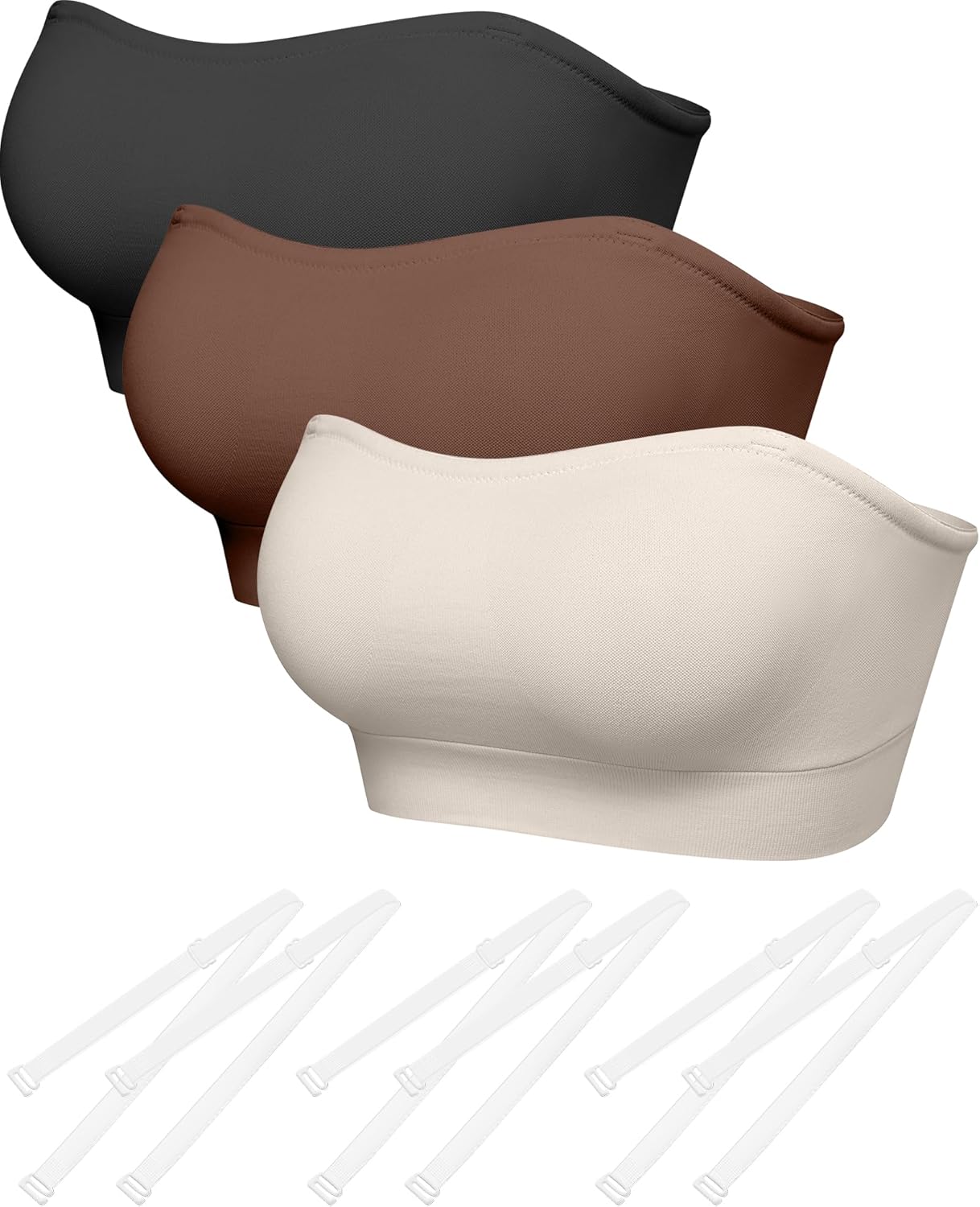 DEANGELMON Strapless Bras for Women - Comfort Non-Slip Design
