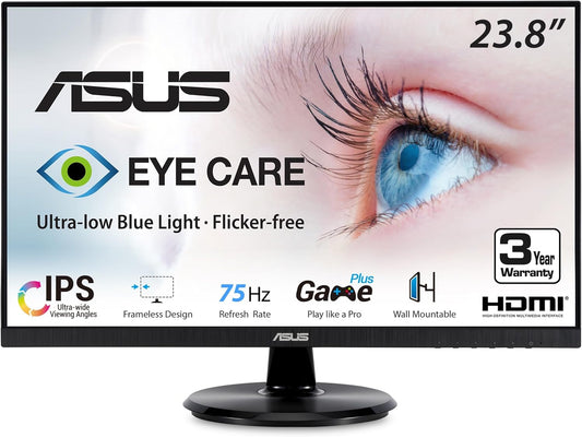 ASUS VA24DQ 23.8 Monitor - Full HD IPS Display