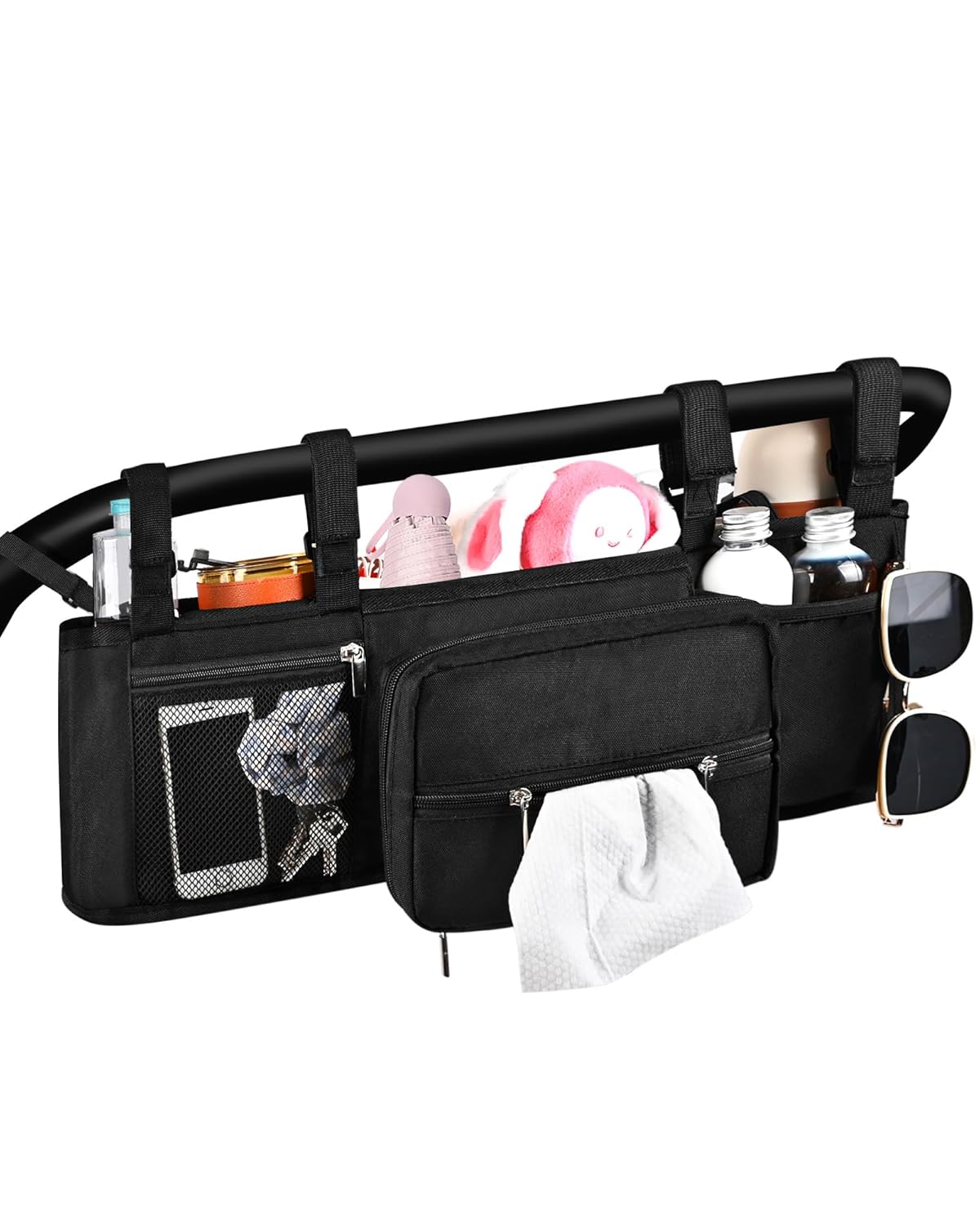 Double Stroller Organizer for BOB Duallie and Baby Jogger