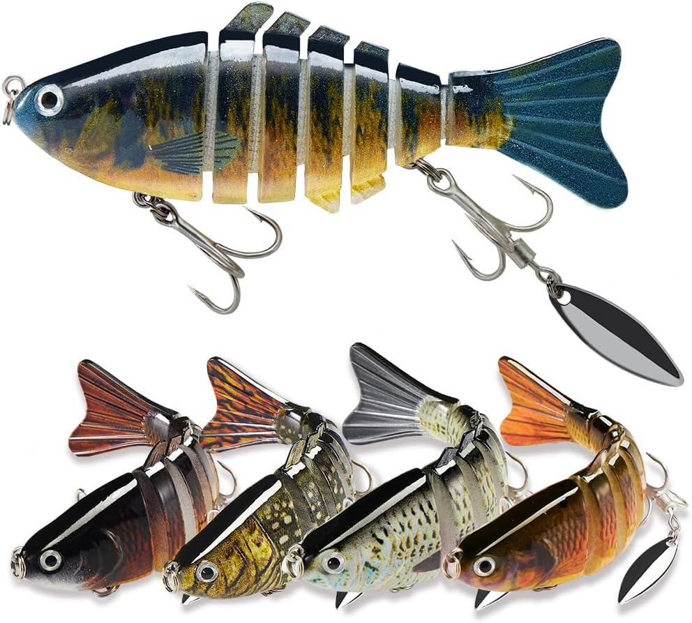 Multi-Jointed Swimbait Set - Lifelike Lures for Bass
