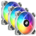AsiaHorse 140mm ARGB PWM Case Fan 3-Pack - Quiet High Airflow
