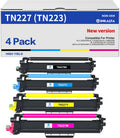 TN227 High Yield Toner Cartridge 4 PACK for Brother - High Yield