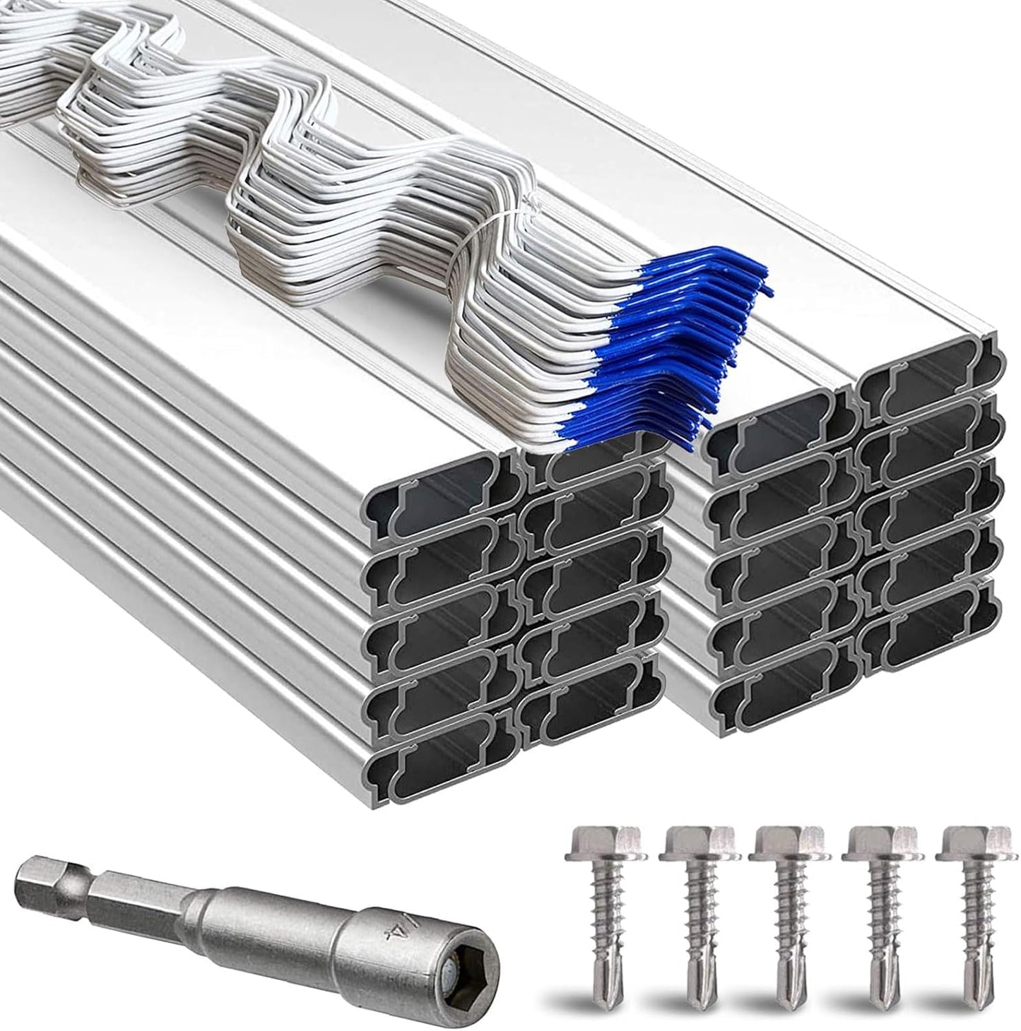 Greenhouse Spring Wire & Lock Channel Bundle for Easy Installation