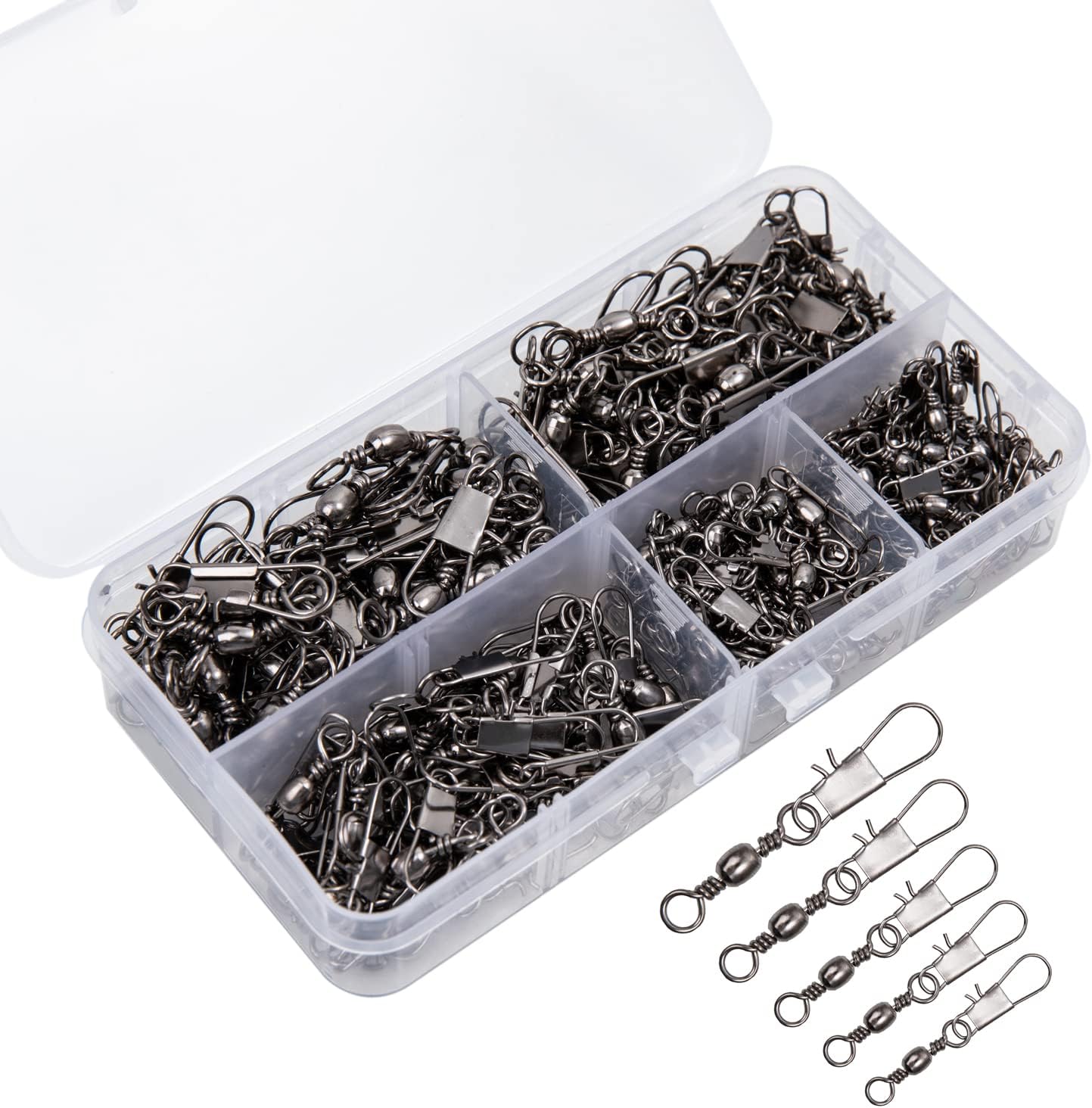 200pc Stainless Swivel Snap Set - GREATFISHING