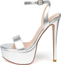 Platform Heels for Women 14.5cm Sky High Sandals - Evening Party