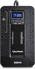 CyberPower EC850LCD Ecologic UPS Battery Backup - Compact Protection