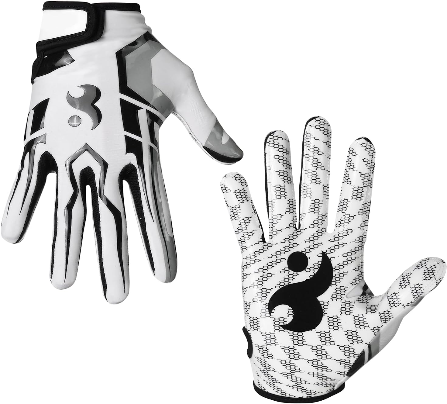 Luwint Kids Silicone Grip Football Gloves, Sticky Performance
