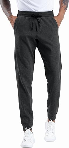 THE GYM PEOPLE Mens' Fleece Joggers Pants with Deep Pockets