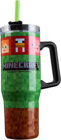 Minecraft Insulated Tumbler Travel Mug 33oz - Kid-Friendly Thermal Cup