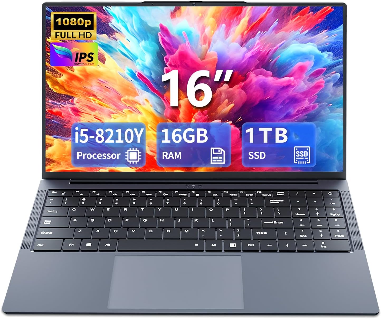 Gaming Laptop i5 with 16 inch FHD Display and 1TB SSD