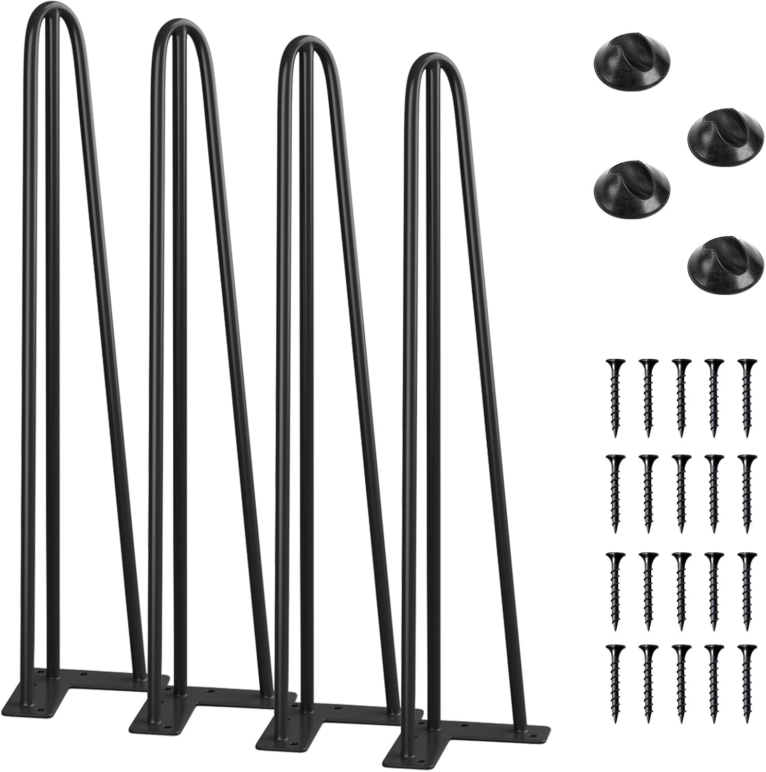 SMARTSTANDARD 22 Inch Hairpin Table Legs for Stylish Furniture