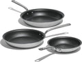 ProCoat Non Stick Frying Pan Set - 5 Ply Stainless - Induction - Italy Crafted