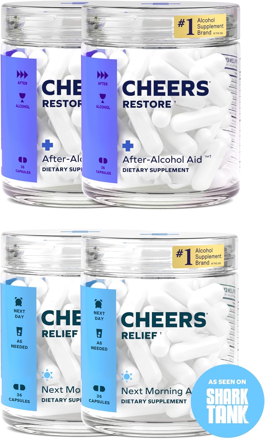 Cheers R&R Combo for After Drinking Relief and Liver Support