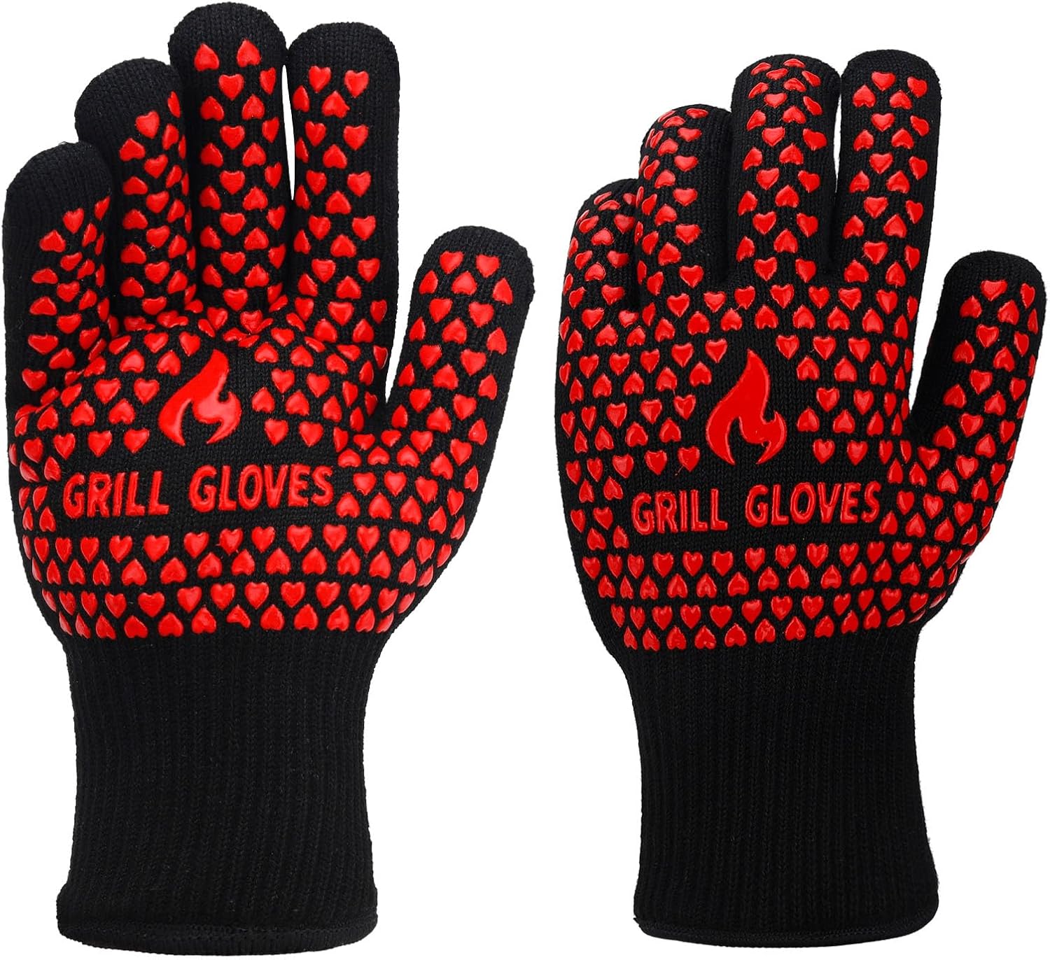 ZOPTIL 1472F Heat Proof BBQ Gloves - Non-Slip Grip