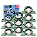 PGN UCP208-24 Pillow Block Bearing Pack of 10 - Durable 1 1/2 in Bore