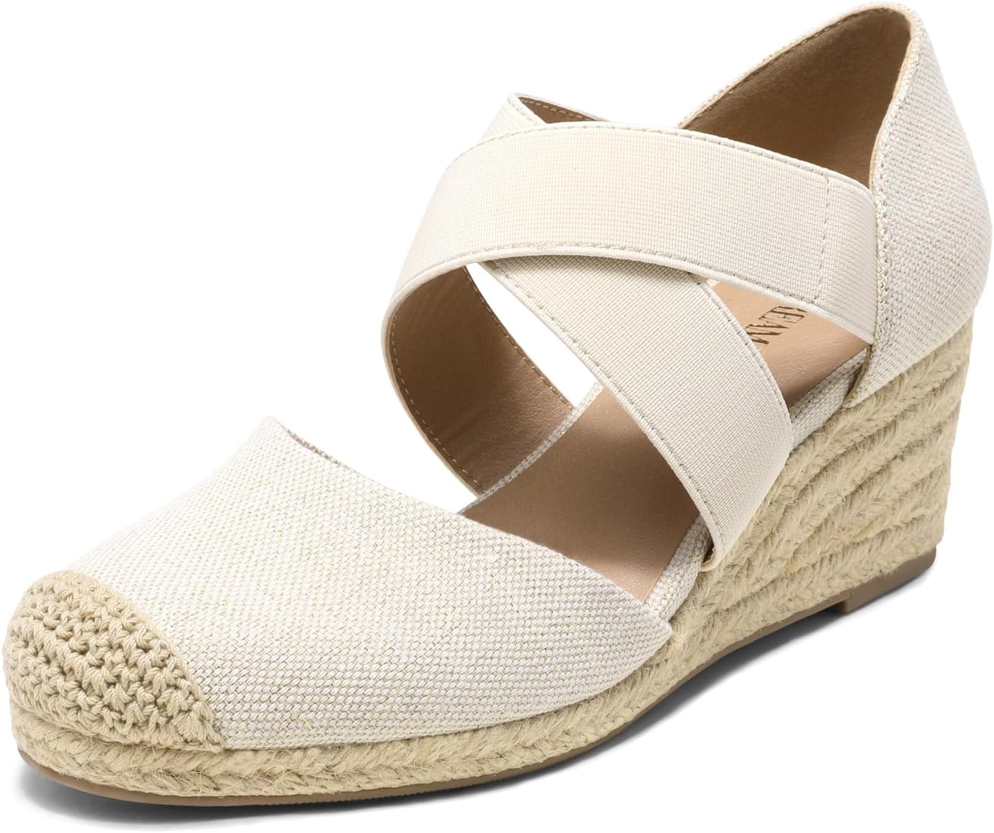 DREAM PAIRS Womens Close Toe Espadrilles Platform Wedges Sandals