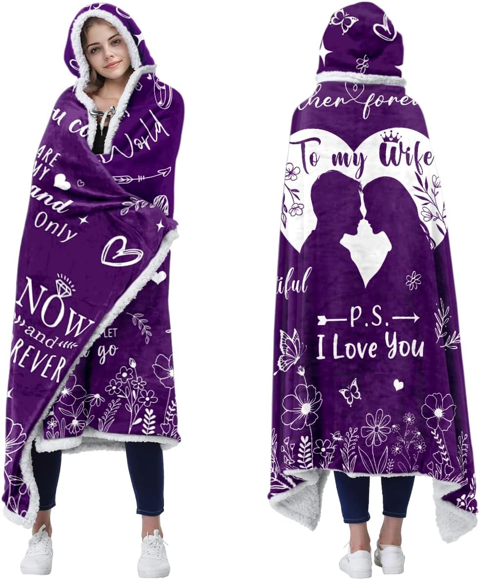 Wearable Hoodie Blanket: Cozy Gift for Her