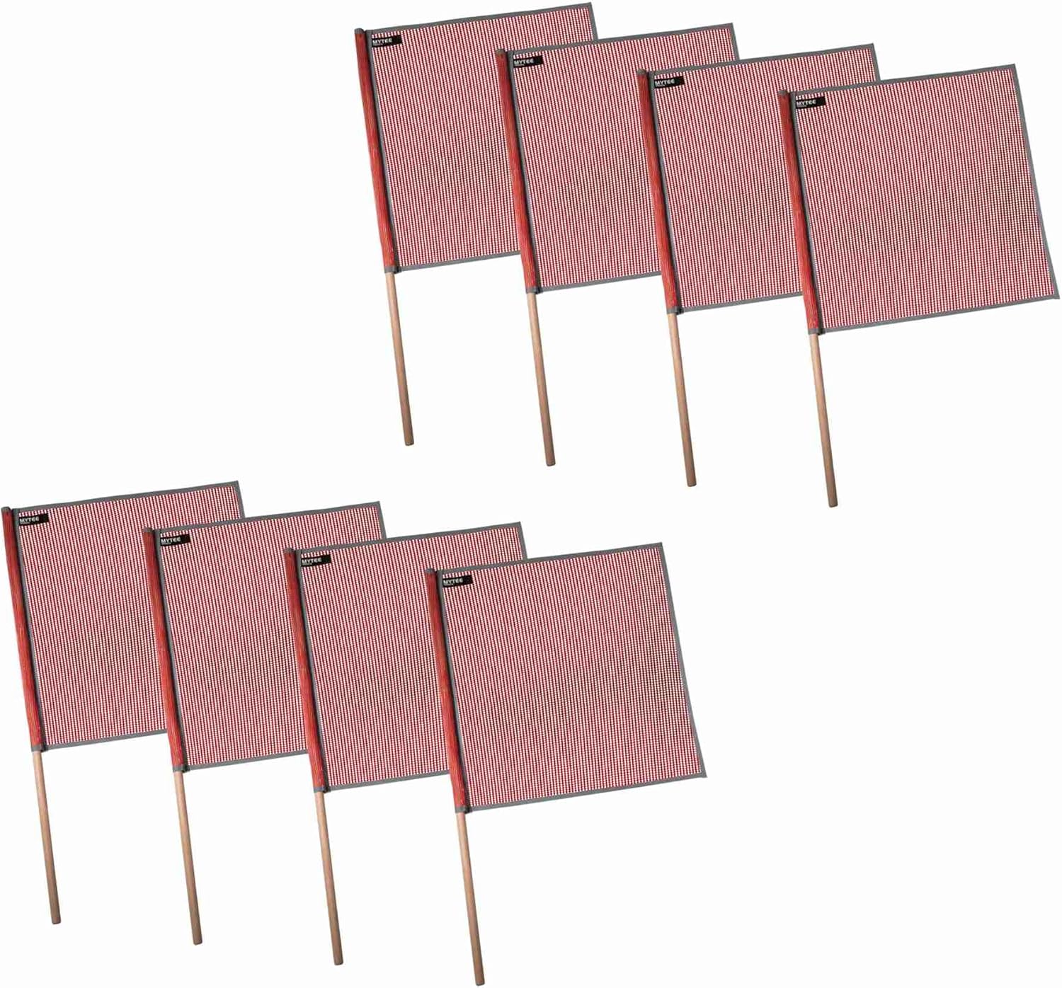 18x18 Red Warning Flags for Trucks - High Visibility Safety Gear