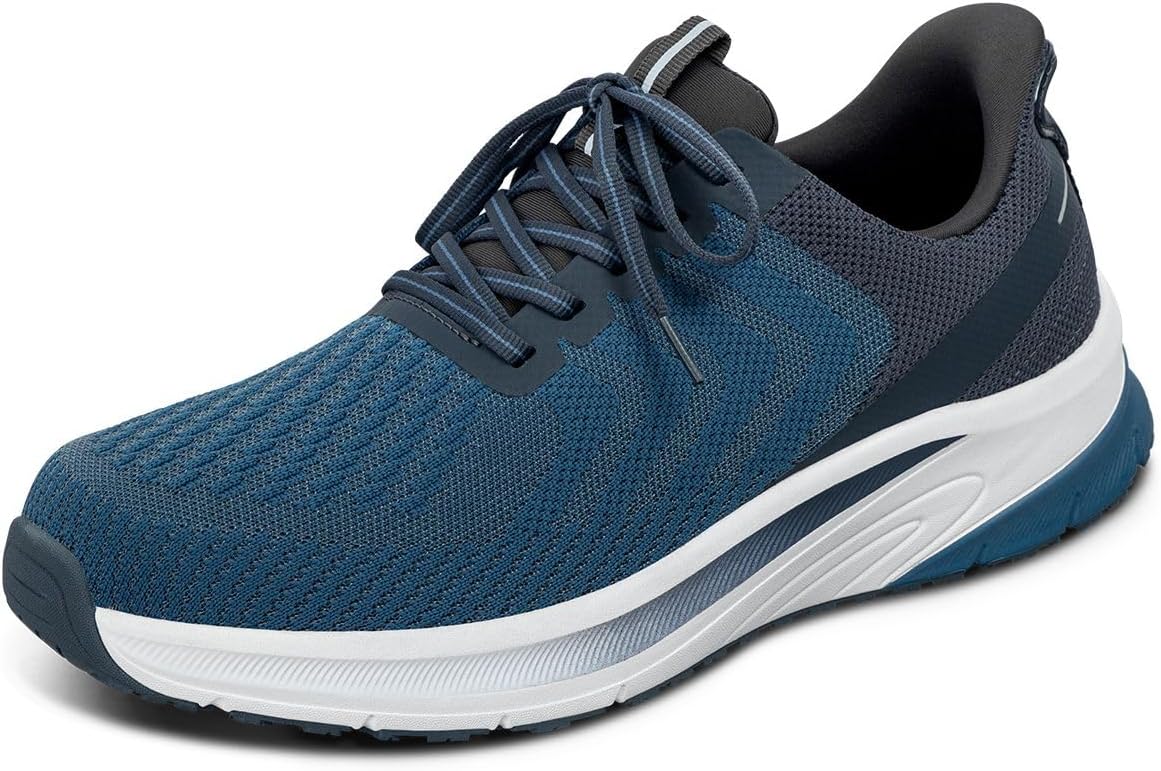 Orthofeet Men's Hands-Free Tilos Slip-On Sneakers for Comfort