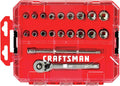 CRAFTSMAN Socket Set SAE/Metric 1/4ft Drive 20-Piece - Compact Kit