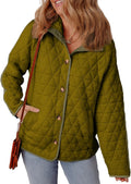 EVALESS Lightweight Diamond Quilted Jacket for Women - Cozy Fall Layer