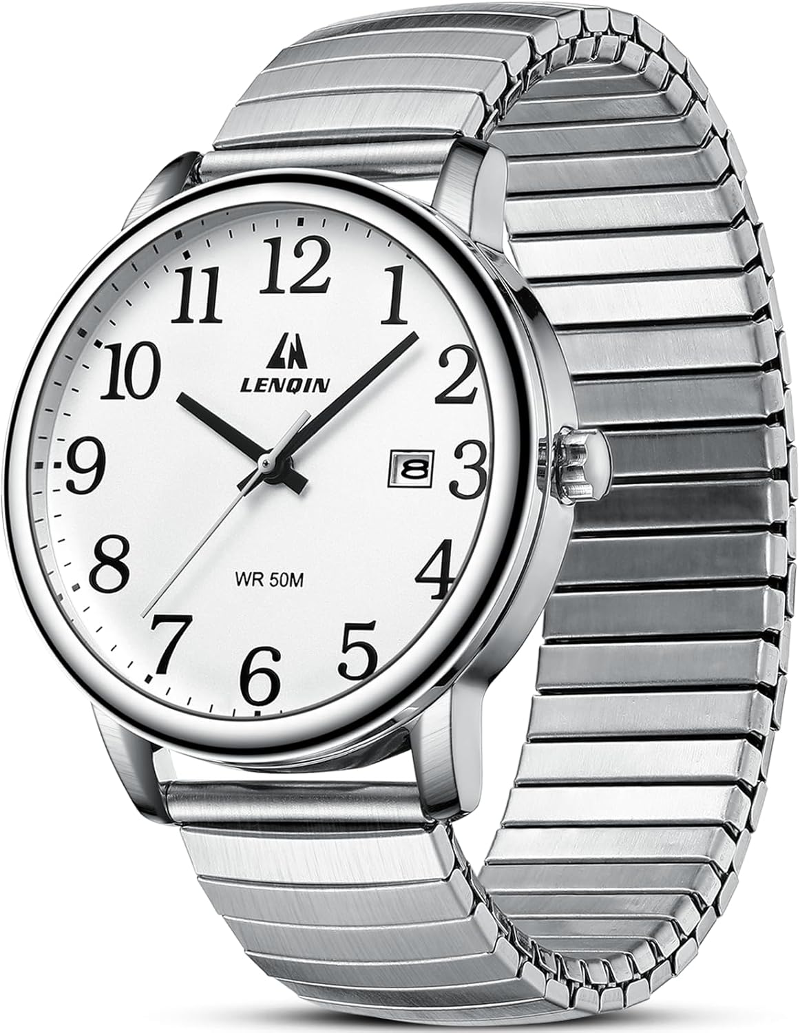 LN LENQIN Waterproof Sport Watch - Easy Read Glow Dial