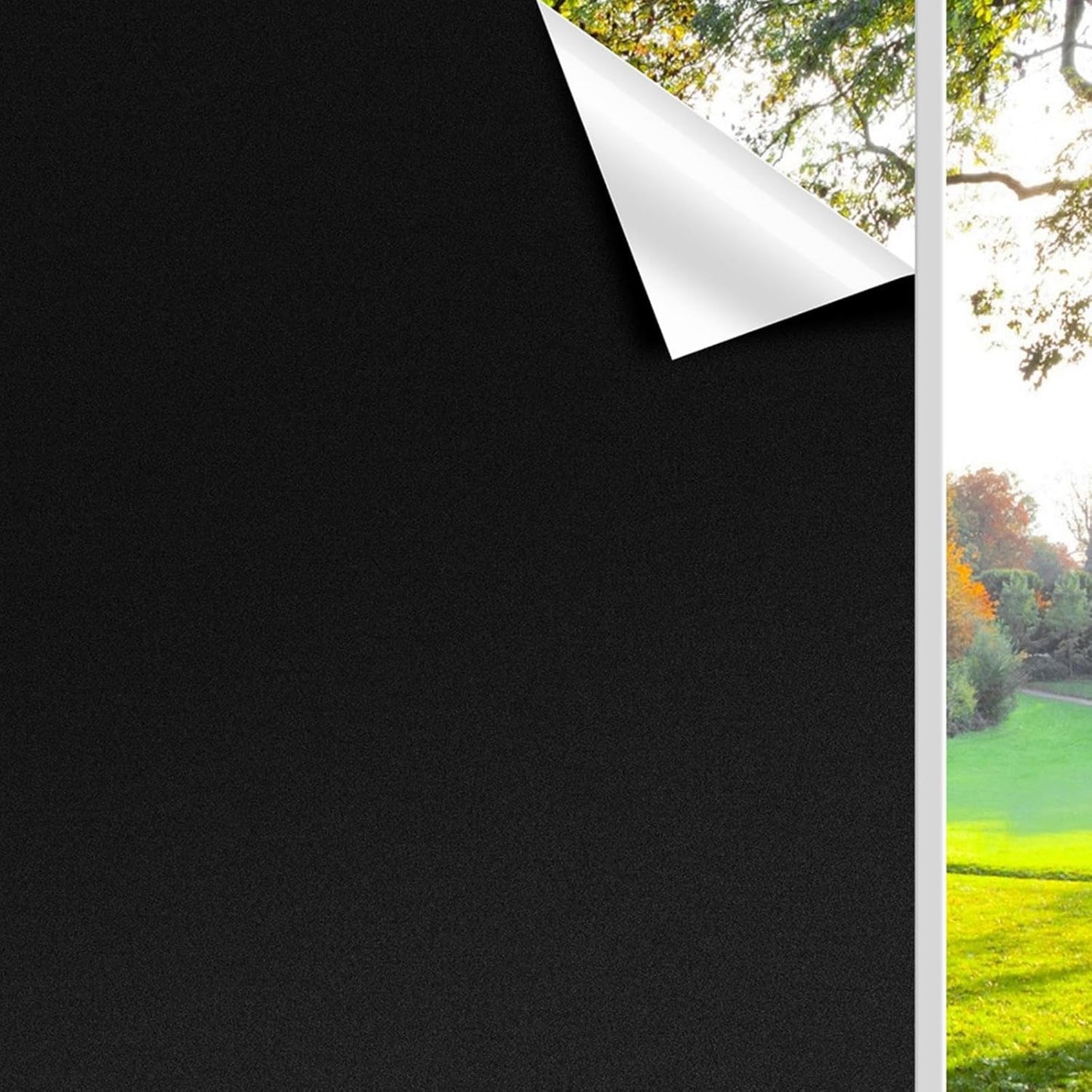Finnez Blackout Window Privacy Film for Maximum Light Blocking
